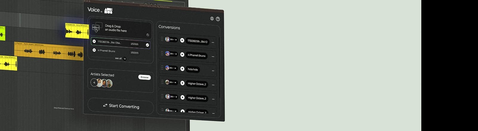 Laptop showing Auribus plugin